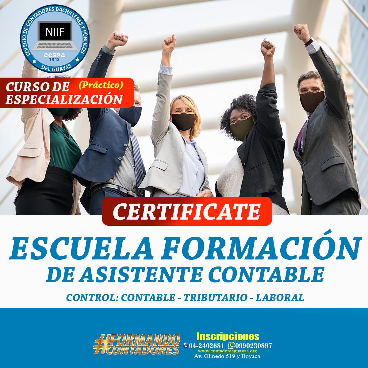 CURSO PRÁCTICO ESCUELA FORMACIÓN DE ASISTENTE CONTABLE CON LA ANALÍTICA DE DATOS